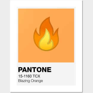 Pantone: Blazing Orange Posters and Art